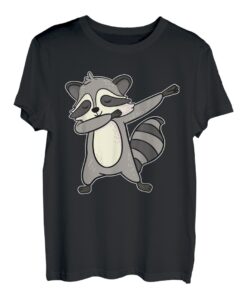 Waschbär Dabbing Tanz Move Lustig Geschenk T Shirt