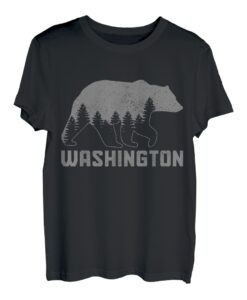 Washington Bear Grizzly Pride im Freien PNW Vintage T-Shirt