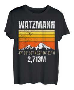Watzmann Bergsteiger klettern Wanderer Berge Bergfan T-Shirt
