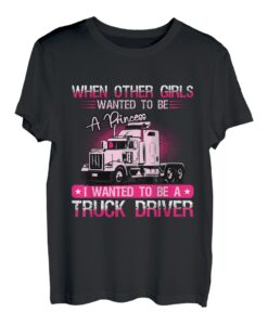 Weiblicher LKW-Fahrer, lustiger Trucker, Trucking, Mutter, Mädchen, Damen T-Shirt