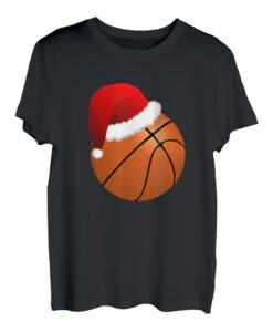Weihnachten T-Shirt Basketball Sport Geschenk Damen Herren T-Shirt