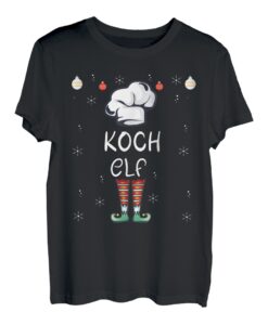 Weihnachts-Pyjama | Der Koch Elf. T-Shirt