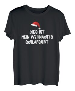 Weihnachts Schlafshirt Weihnachten Geschenk Damen Herren T-Shirt