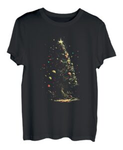 Weihnachtsbaum Weihnachten Kunst Design Illustration T-Shirt