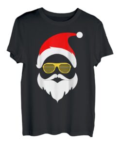 Weihnachtsmann Lustig Bart Nikolaus Weihnachtsoutfit T-Shirt