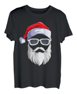 Weihnachtsmann Nikolaus Cool Weihnachtsshirt Christmas Santa Kurzarm T-Shirt
