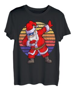 Weihnachtsmann-T-Shirt für Herren, Dabbing Santa Kinder, Jungen T-Shirt