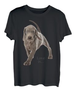 Weimaraner T-Shirt für Hunde, Mutter, Vater, Welpen, Liebhaber, niedliches T-Shirt T-Shirt