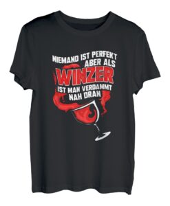 Wein Winzer Geschenk für Weinbauer und Weintrinker T-Shirt