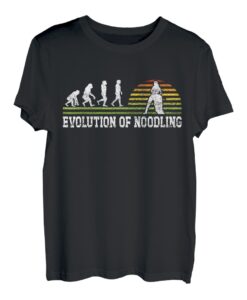 Wels Frau Evolution of Noodling Waller angeln T-Shirt