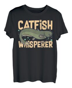 Welsfisch, Welsfische, Nudeln, Köderrute zum Angeln T-Shirt