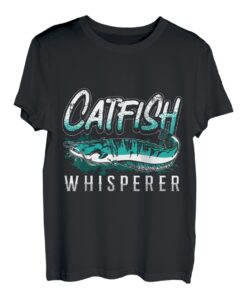Welsfisch, Welsfische, Nudeln, Köderrute zum Angeln T-Shirt