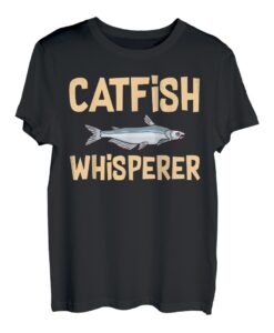 Welsfisch, Welsfische, Nudeln, Köderrute zum Angeln T-Shirt