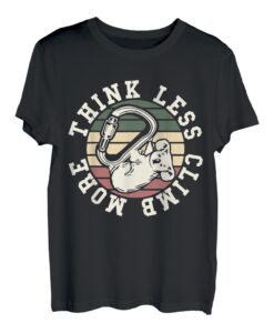 Weniger denken, mehr klettern Think Less Climb More Koala T-Shirt