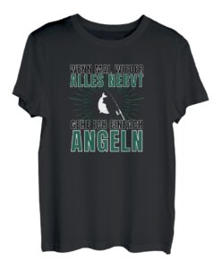 WENN ALLES NERVT, DANN GEHE ICH ANGELN! SPRUCH FÜR ANGLER Pullover Hoodie