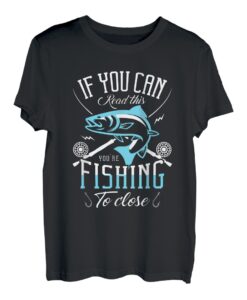 Wenn Sie dies lesen können, angeln Sie zum Angler T-Shirt