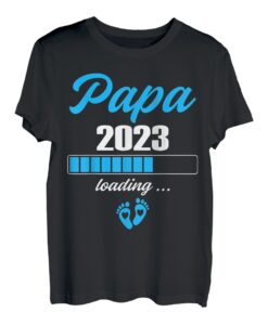 Werdende Papa 2023 für werdende Vater Papa 2023 Loading T-Shirt