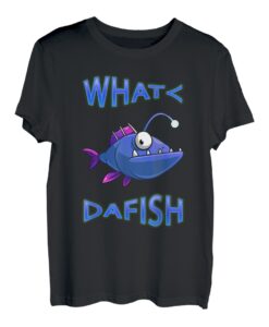 What Da Fish Lustige Seeteufel T-Shirt