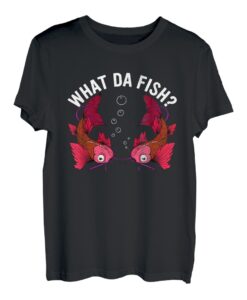 What da Fish Was zum Fisch, Angler Aquarianer T-Shirt
