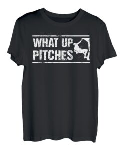 What Up Pitches Klettern Bouldern Rock Kletterer Boulder T-Shirt