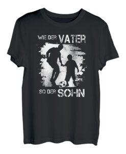 Wie Der Vater So Der Sohn Geschenkidee Vatertag Fußball T-Shirt