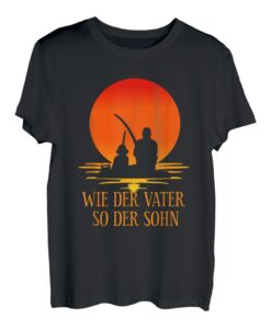 Wie der Vater so der Sohn Papa Angeln Angler Partnerlook T-Shirt