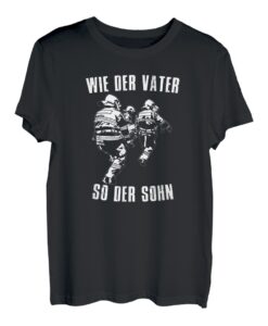 Wie Der Vater So Der Sohn Vater Sohn Partnerlook Feuerwehr T-Shirt