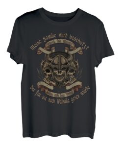 Wikinger Familie Walhalla Odin Spruch T-Shirt