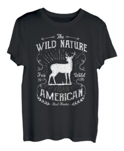 Wild Nature American - Wanderer Natur und Wildnis T-Shirt