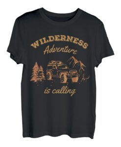 Wilderness Adventure nennt Natur Wildnis T-Shirt