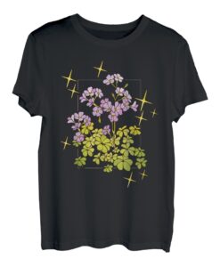 Wildflower Wood Sauerrel Kleeblatt Blüten T-Shirt