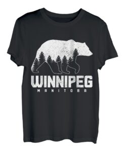 Winnipeg, Manitoba, Kanada, Bär, Grizzly Pride, Vintage-Stil, für draußen T-Shirt