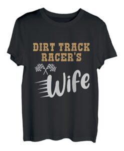 Witzige Motocross-Designs der Frau eines Dirttrack-Rennfahrers T-Shirt