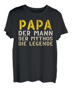 Witziges Vatertagsgeschenk Papa T-Shirt für Bollerwagen Tour T-Shirt
