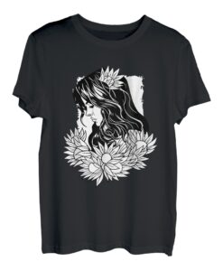 Woman Frau Flower Blume Blumen Frauen Girl Power Feminismus T-Shirt