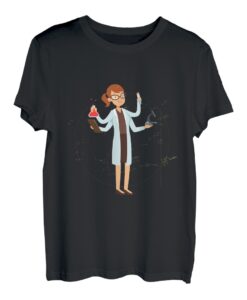 Woman In Science Scientist Biology Chemie Mathematik T-Shirt