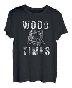 WOOD TIMES Lustiges Wortspiel im Vintage-Stil T-Shirt