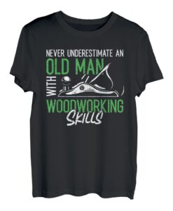 Woodworker Carpenter Tools Vintage Dad Husband Opa Holz T-Shirt