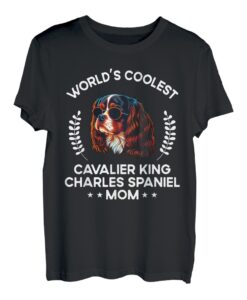 World's Coolest Dog Mom Mama - Frauen Cavalier T-Shirt