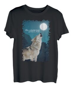 Yellowstone National Park Wolf Souvenir Memorabilia Gift T-Shirt