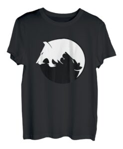Ying Yang Löwe Meditation Peace Zen Philosophie hell & dunkel T-Shirt