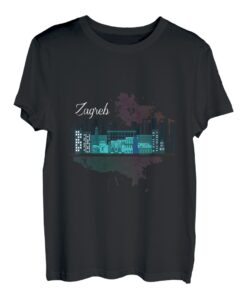 Zagreb Kroatien Shirt Lustiges Kroatien Geschenk T-Shirt