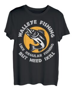 Zander - Zanderfisch - Angeln Gelb Hecht T-Shirt