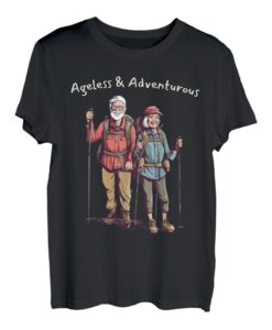 Zeitlose und abenteuerliche Senioren-Outdoor-Wandern, Abenteuer T-Shirt