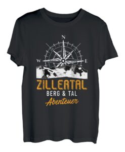 Zillertal Summit Alpen Bergsteiger Wanderer Bergfan T-Shirt