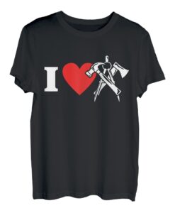 Zimmerer Ich Liebe Holz Werkzeug Schreiner Tischler T-Shirt