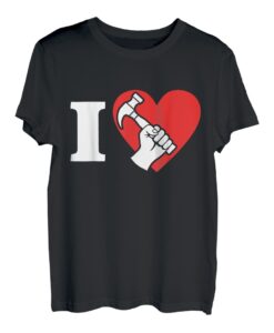 Zimmerer Ich Liebe Holz Werkzeug Schreiner Tischler T-Shirt
