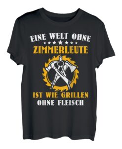 Zimmerer Job Zimmermannshammer Zimmermeister Zimmermann T-Shirt
