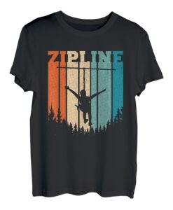 Zip Line Zipline Adventure Ziplines T-Shirt