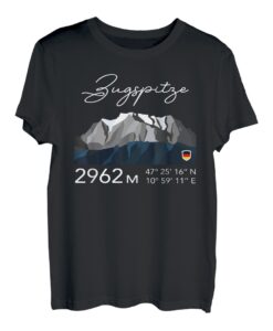 Zugspitze Garmisch Partenkirchen Bergsteiger Wandern Berg T-Shirt